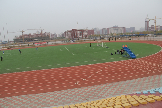 北京交通大學黃驊分校4*4<a href=http://m.017771.cn target=_blank class=infotextkey>塑膠跑道</a>工程實例