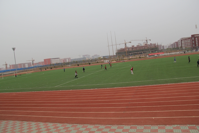 北京交通大學黃驊分校4*4<a href=http://m.017771.cn target=_blank class=infotextkey>塑膠跑道</a>工程實例