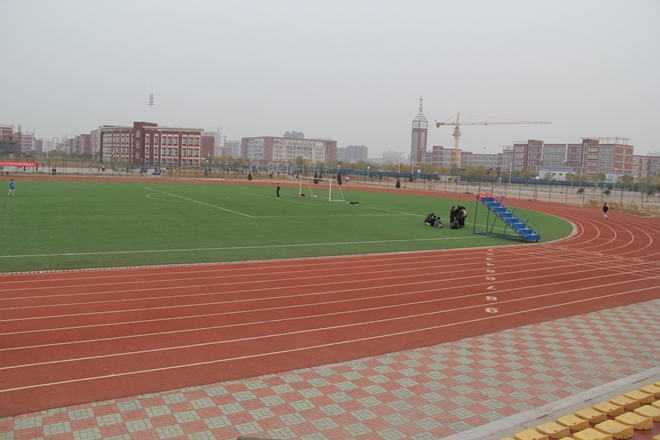 北京交通大學黃驊分校4*4<a href=http://m.017771.cn target=_blank class=infotextkey>塑膠跑道</a>工程實例