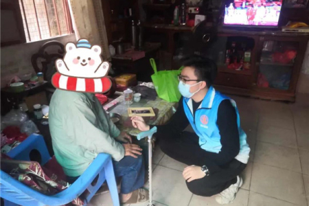 寒潮來(lái)襲，西區(qū)街道為困難群眾送溫暖