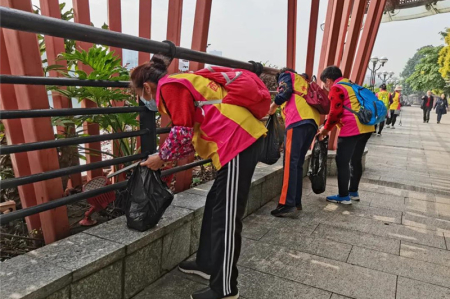 西區(qū)街道：開展衛(wèi)生整治活動，建設(shè)“美麗廊道”
