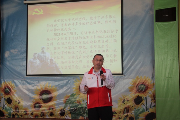推動(dòng)黨的二十大精神進(jìn)校園 讓文明之花處處開放