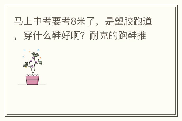 馬上中考要考8米了，是塑膠跑道，穿什么鞋好??？耐克的跑鞋推薦一款