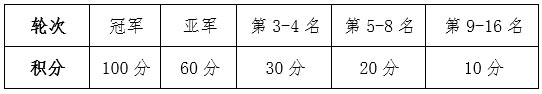 2019中國板式網(wǎng)球巡回賽競賽規(guī)程