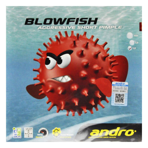 岸度BLOWFISH汽泡魚(yú)乒乓球套膠圖2