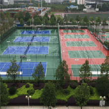 諾威騰 深圳標準認證無毒無害 硅PU球場材料 籃球場 羽毛球場 網(wǎng)球場 水性硅PU 硅PU材料廠家 硅PU球場價格